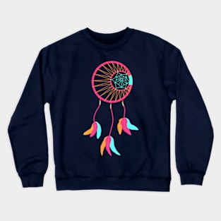 Pink dream catcher Crewneck Sweatshirt